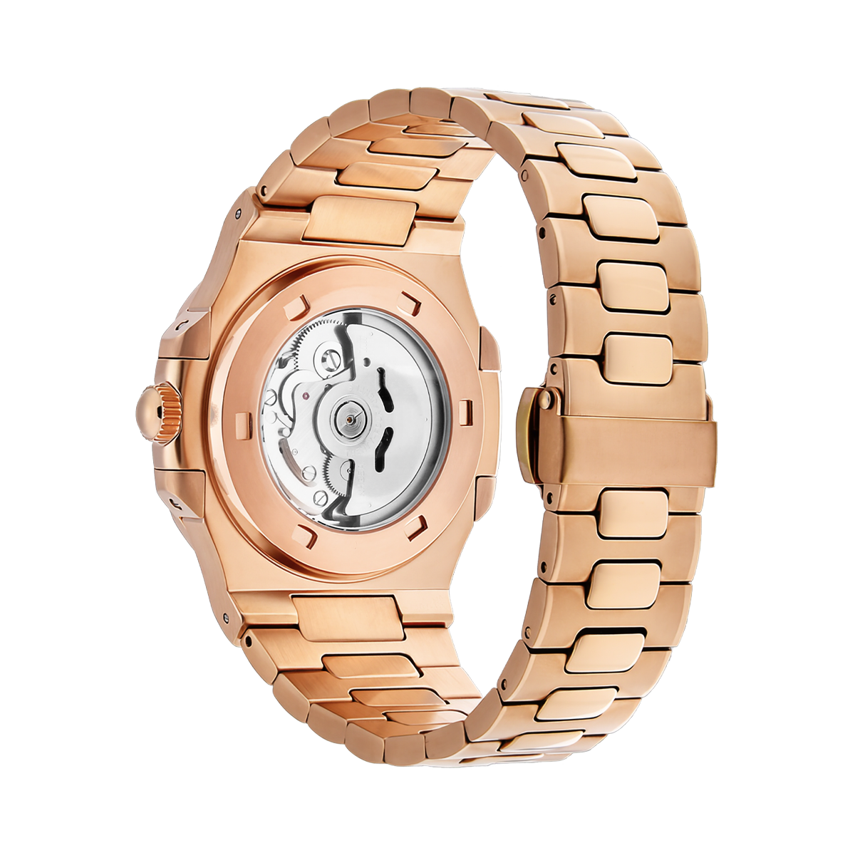 Mod Nautilus Rose Gold Black