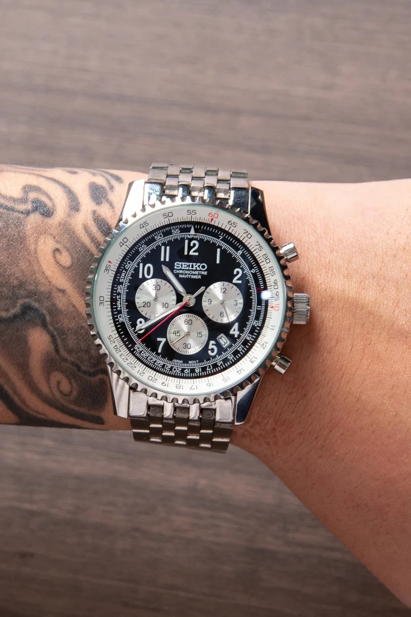 Mod Navitimer Black - SKYRIM WRIST