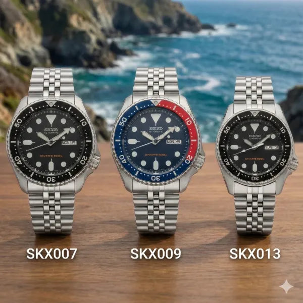 Seiko SKX007 vs SKX009 vs SKX013: Complete Comparison Guide