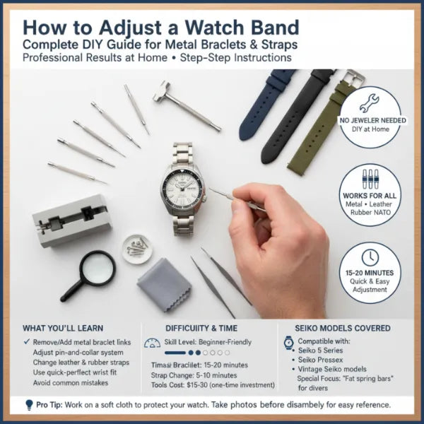 How to Adjust a Seiko Watch Band: Complete DIY Guide for 2025