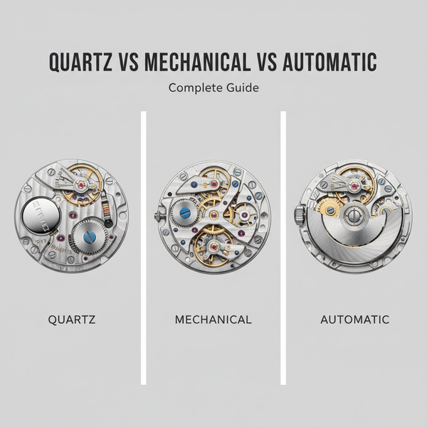 Quartz vs Mechanical vs Automatic Watches: Complete Guide