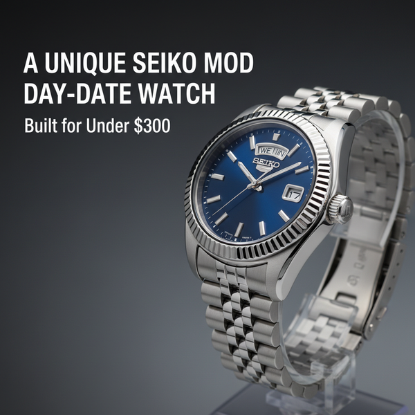 A Unique Seiko Mod Day-Date Watch Built for Under $300
