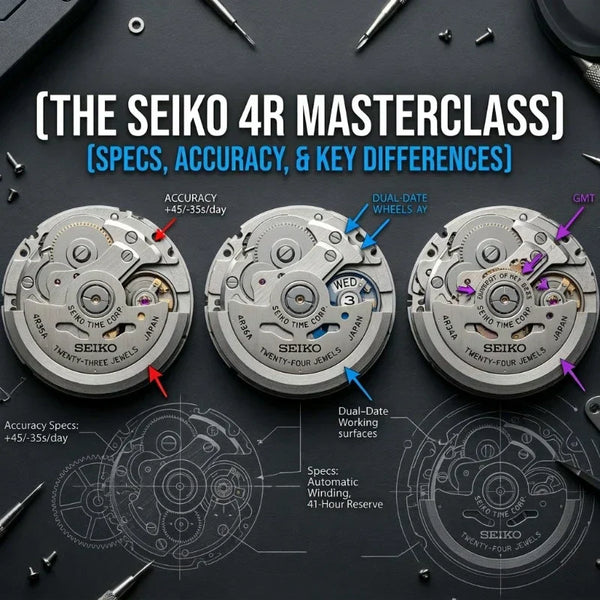Seiko 4R Movements Explained: Specs, Accuracy and Key Differences
