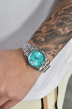 Mod Datejust  Roman Tiffany Blue - Image 3