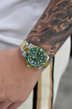 Mod Submariner Two-Tone Gold Green - Image 4