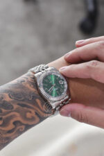 Mod Datejust Arabic Green - Image 2