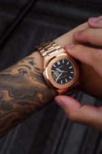Mod Nautilus Rose Gold Skeleton Black - Image 2