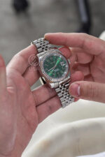Mod Datejust Arabic Green - Image 3