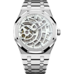 Mod Royal Oak Skeleton White Silver