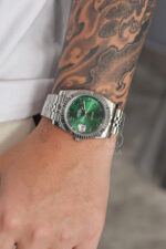 Mod Datejust Arabic Green - Image 4