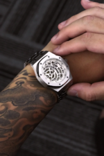 Mod Royal Oak Skeleton White Silver - Image 2