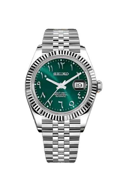 Mod Datejust Arabic Green