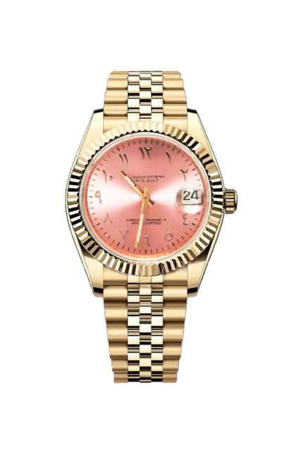 Mod Datejust Gold Arabic Pink - SKYRIM WRIST