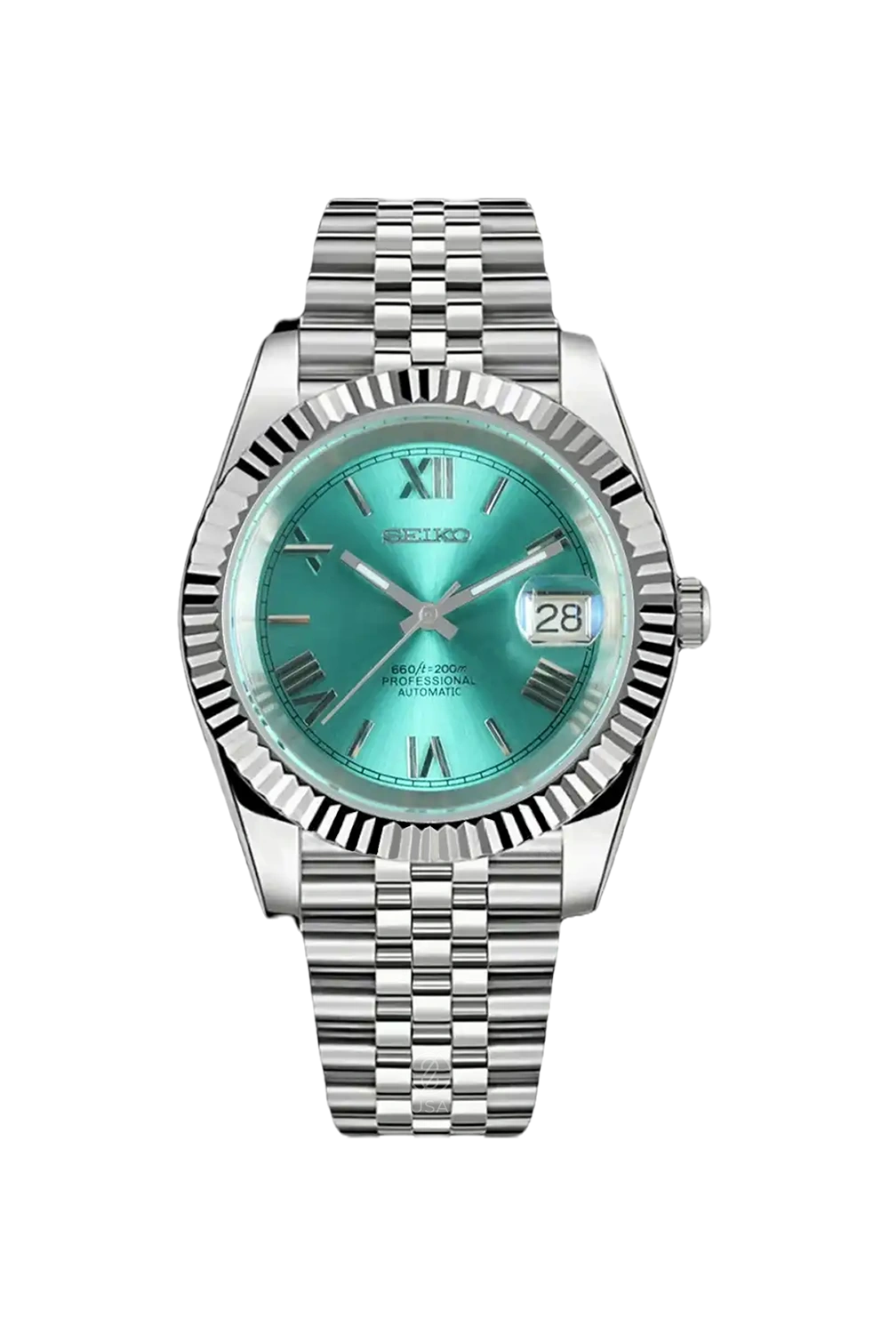 Mod_Datejust_Tiffany_Green_d20d097b-7d25-473b-85a6-f87c2abb1600-1.png Mod Datejust Roman Tiffany Blue - Image 1