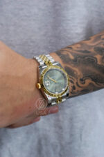 Mod Datejust Two-Tone Gold Arabic Green - Image 3