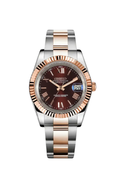 Mod Datejust Two-Tone Rose Gold Red - SKYRIM WRIST