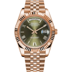 Mod Day-Date Rose Gold Green