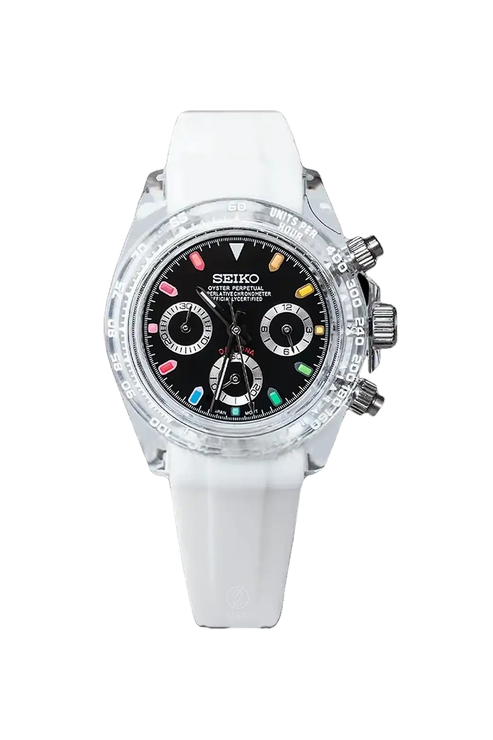Mod_Daytona_Acrylic_White_Black.png Mod Daytona Acrylic White Black - Image 1