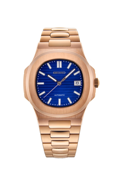 Mod Nautilus Rose Gold Blue