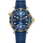 Mod Seamaster Gold Blue Wave